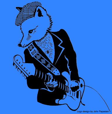 fox with guitar logo